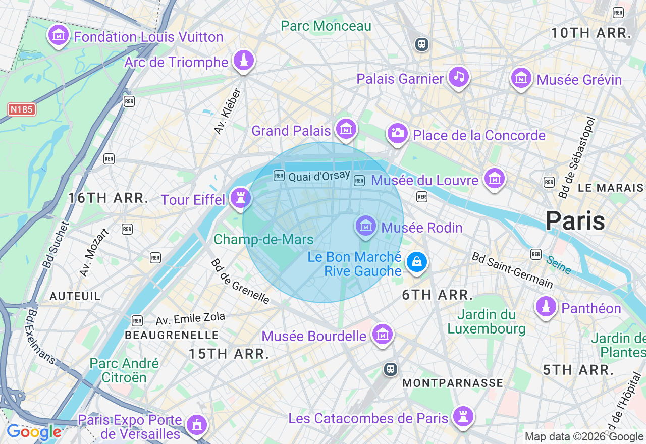 Carte de l'emplacement