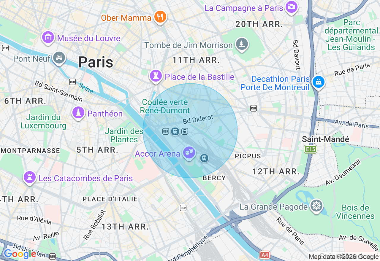 Carte de l'emplacement