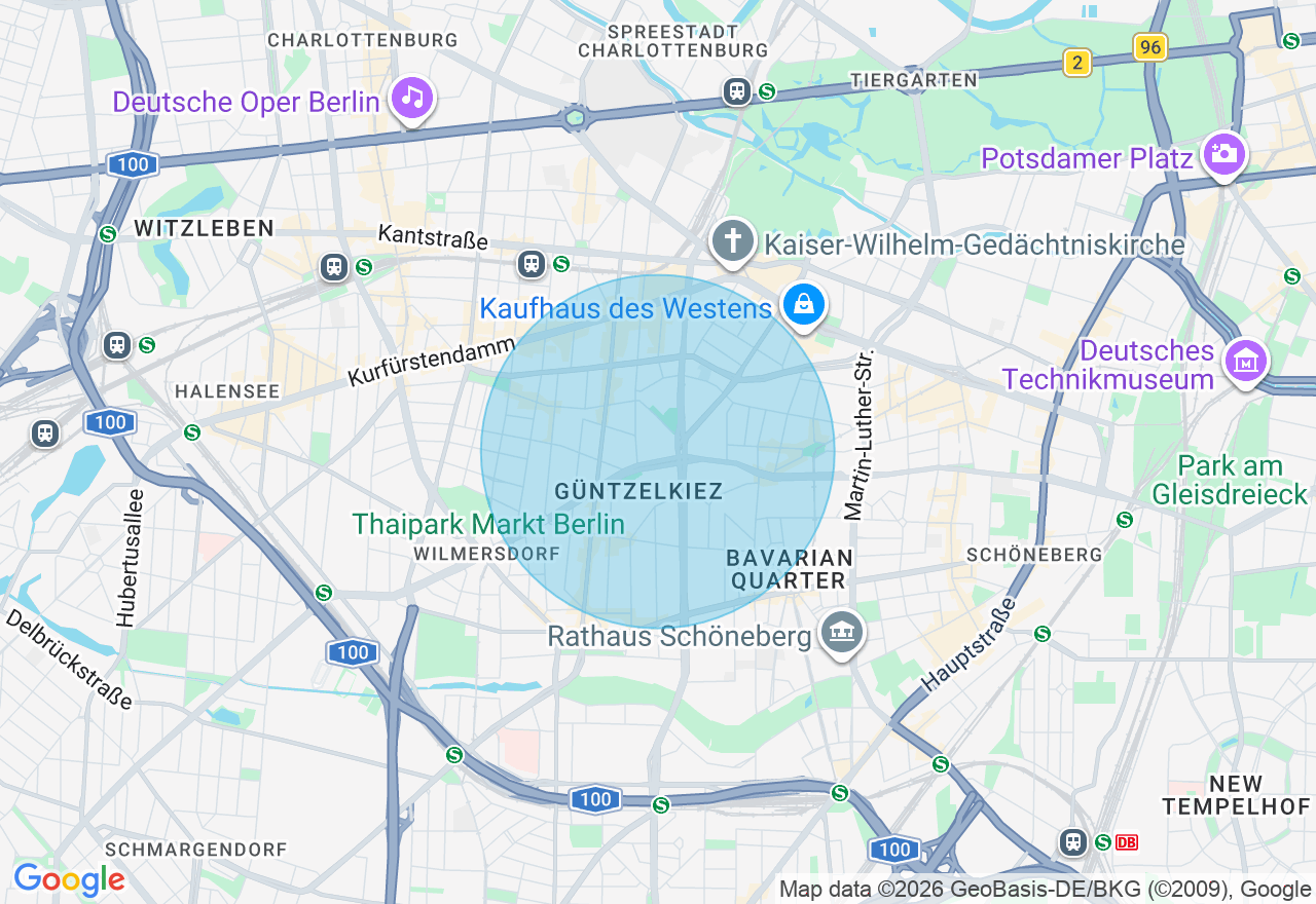 Kartenansicht der Location