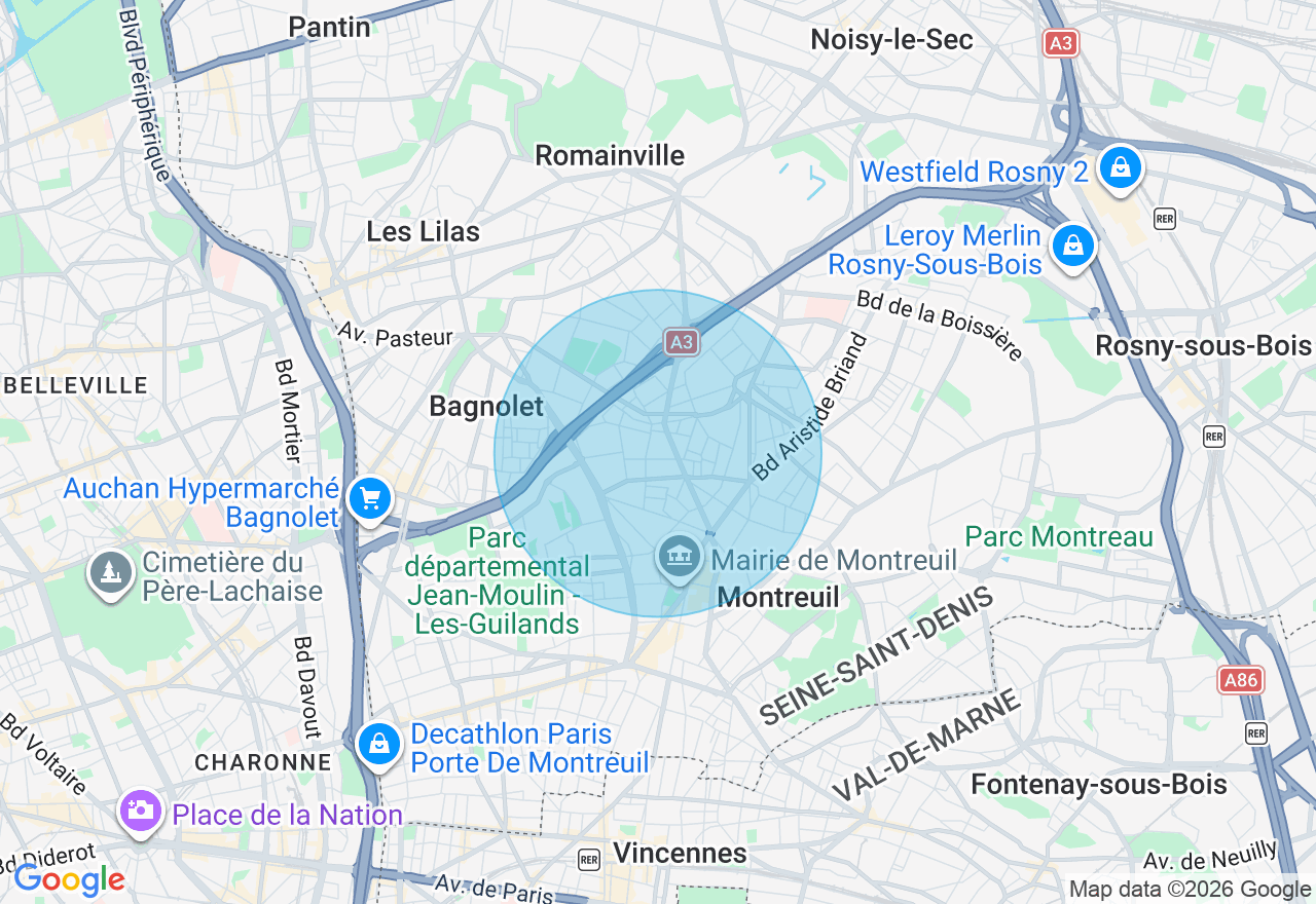Carte de l'emplacement