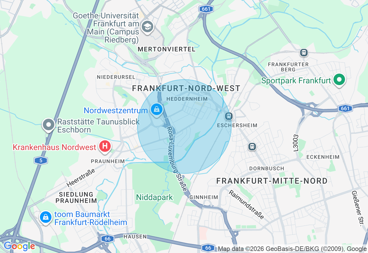 Kartenansicht der Location