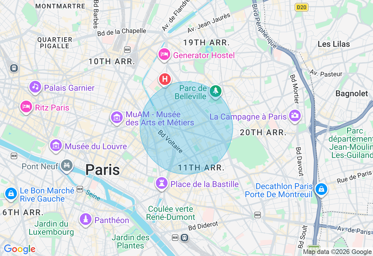 Carte de l'emplacement
