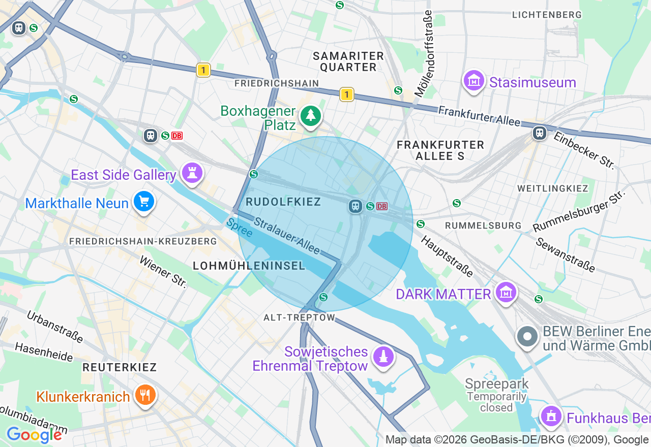 Kartenansicht der Location