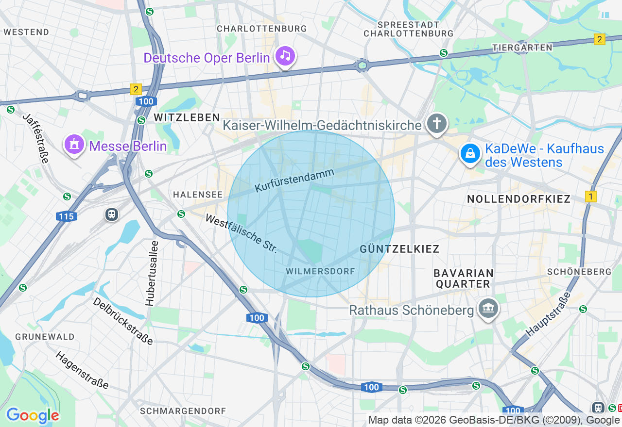 Kartenansicht der Location