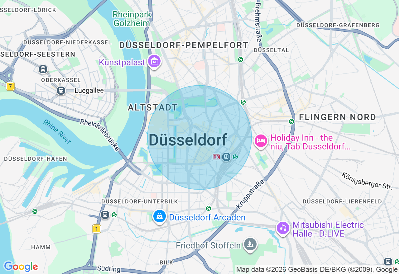 Kartenansicht der Location