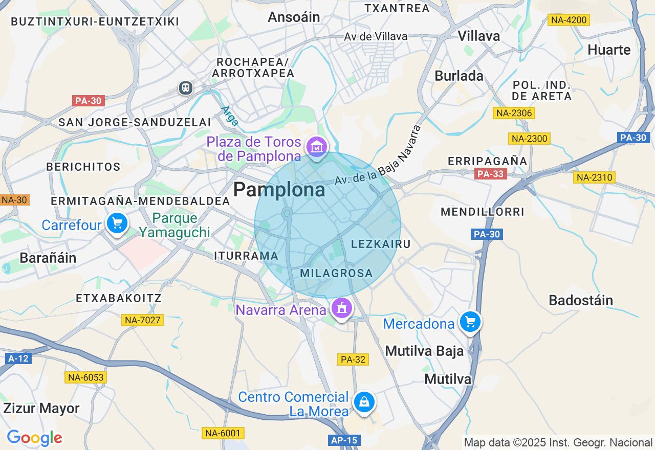 Mapa de la ubicación