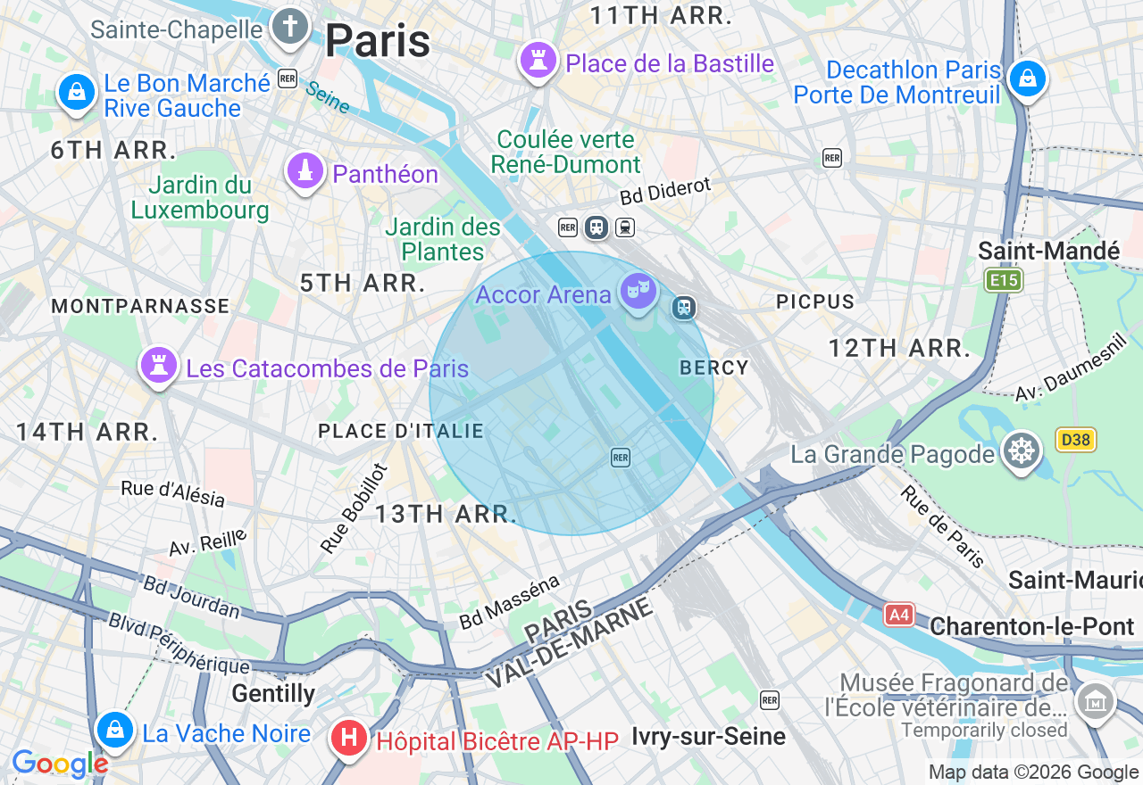 Carte de l'emplacement