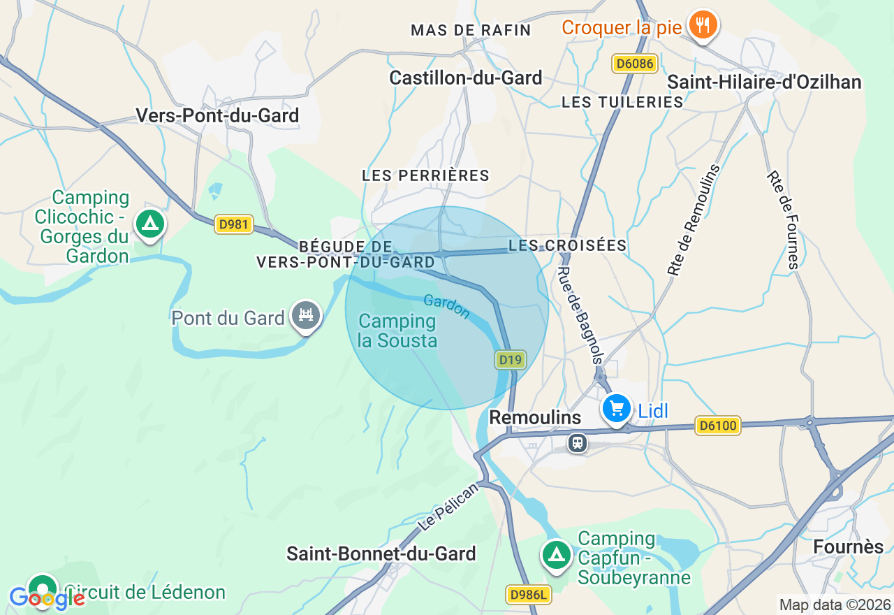 Carte de l'emplacement