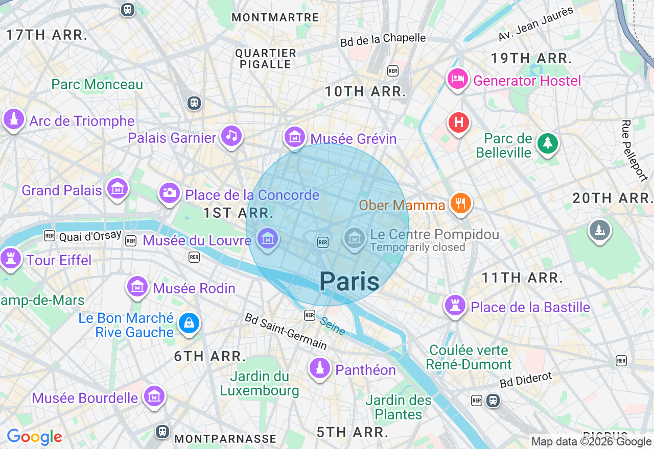 Carte de l'emplacement