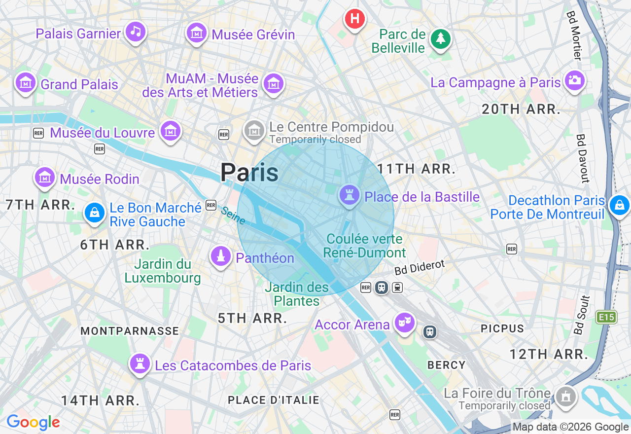 Carte de l'emplacement