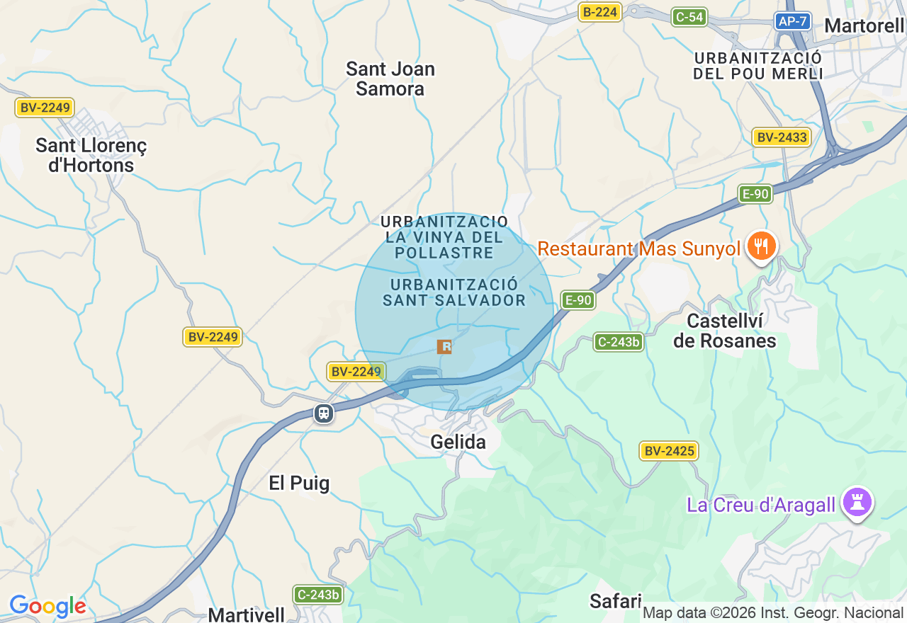 Mapa de la ubicación