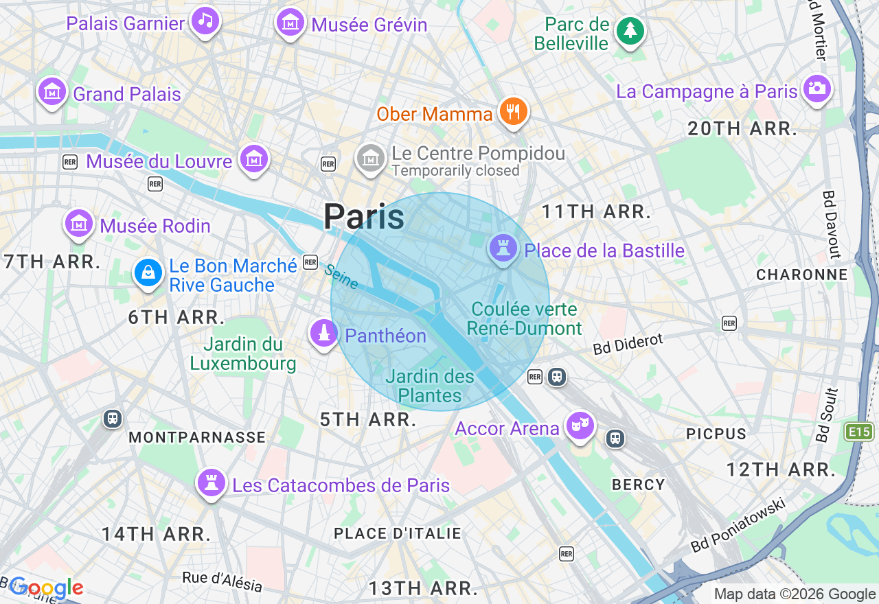 Carte de l'emplacement