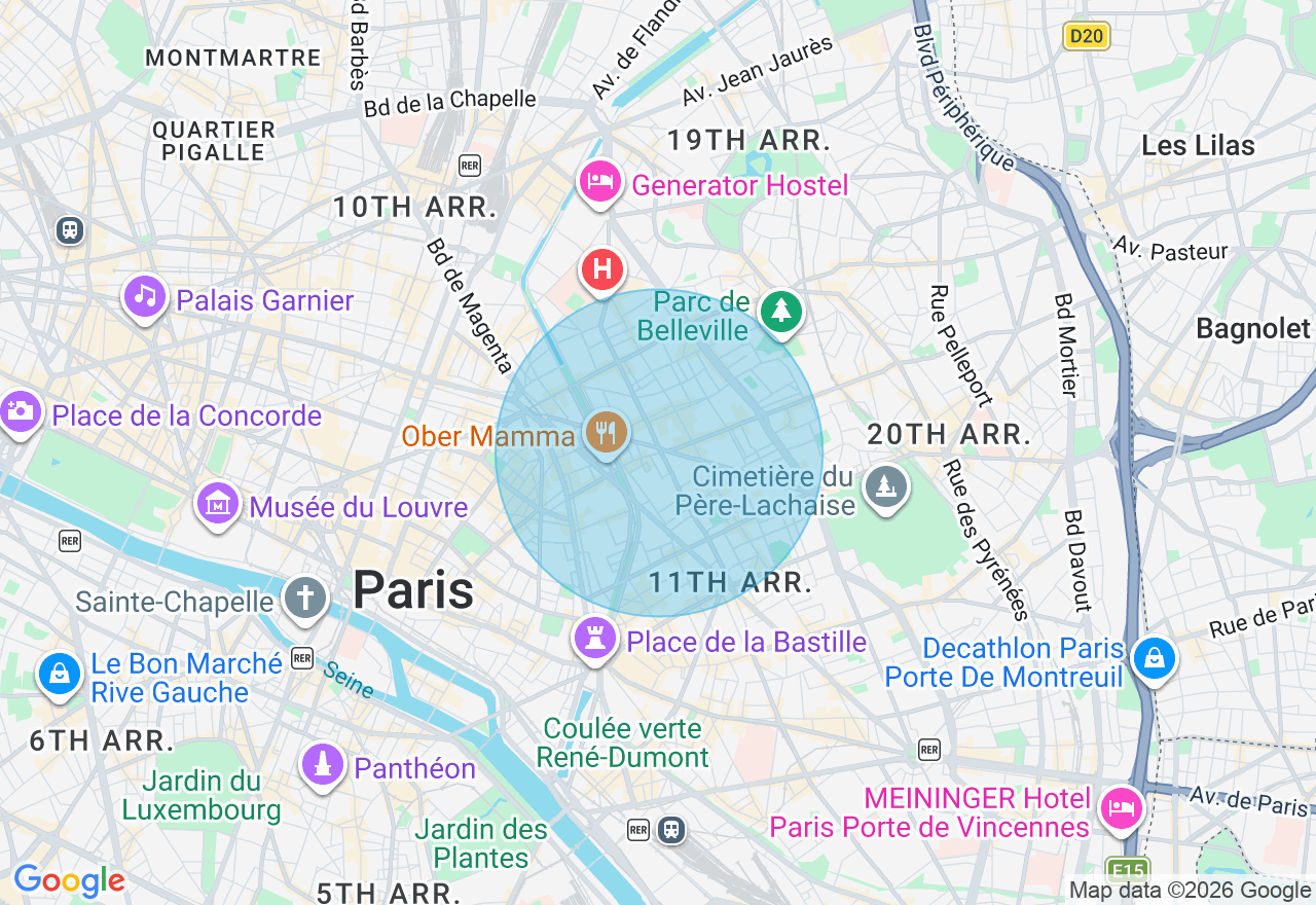 Carte de l'emplacement