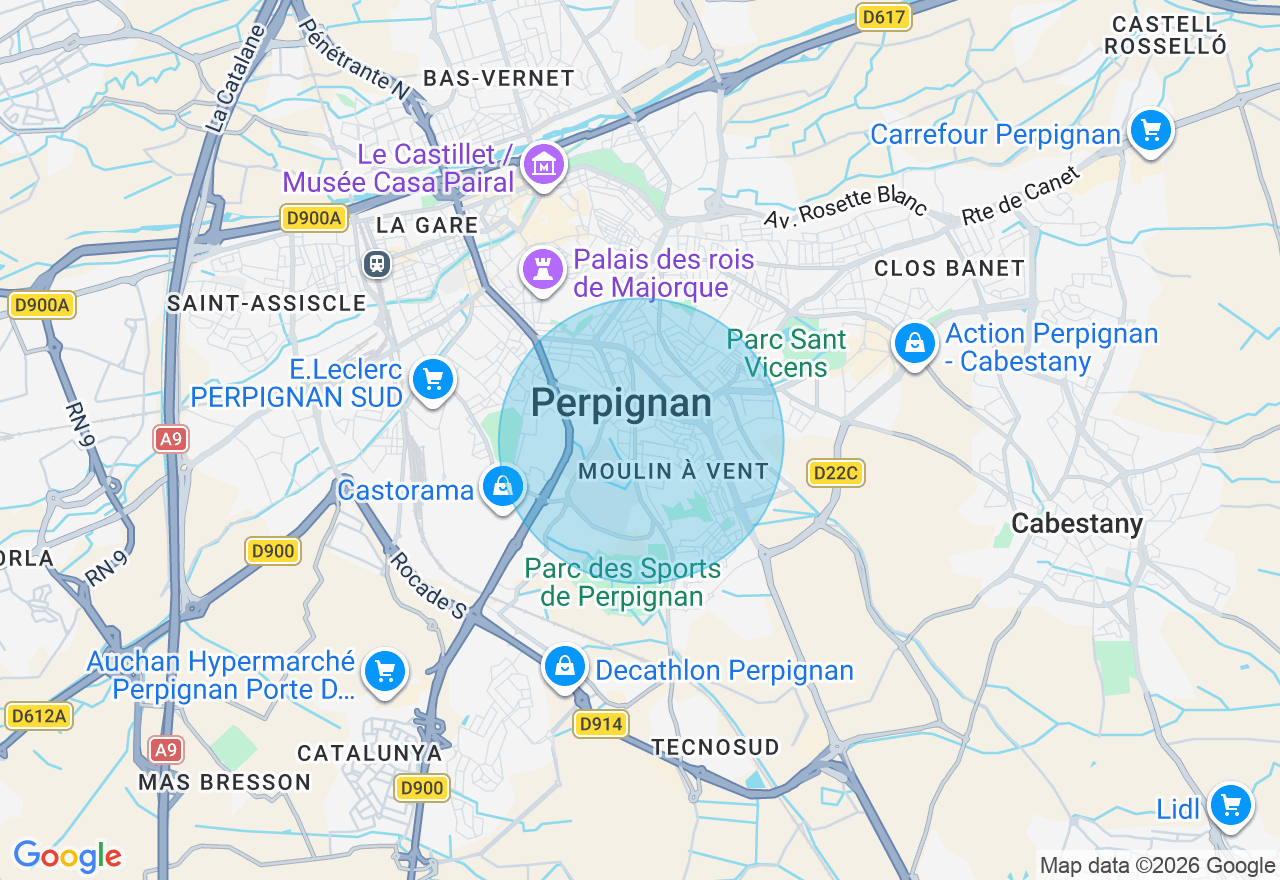 Carte de l'emplacement