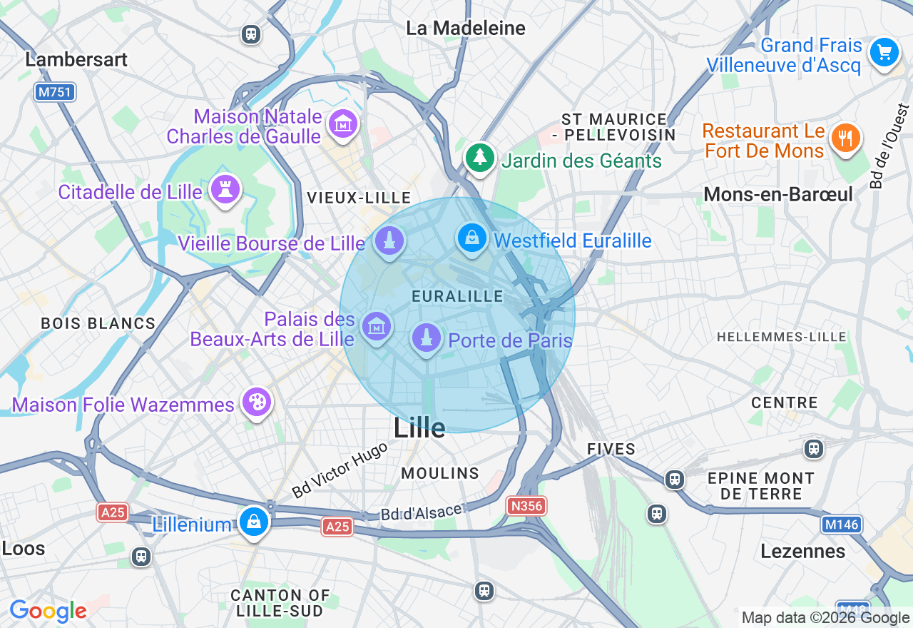 Carte de l'emplacement