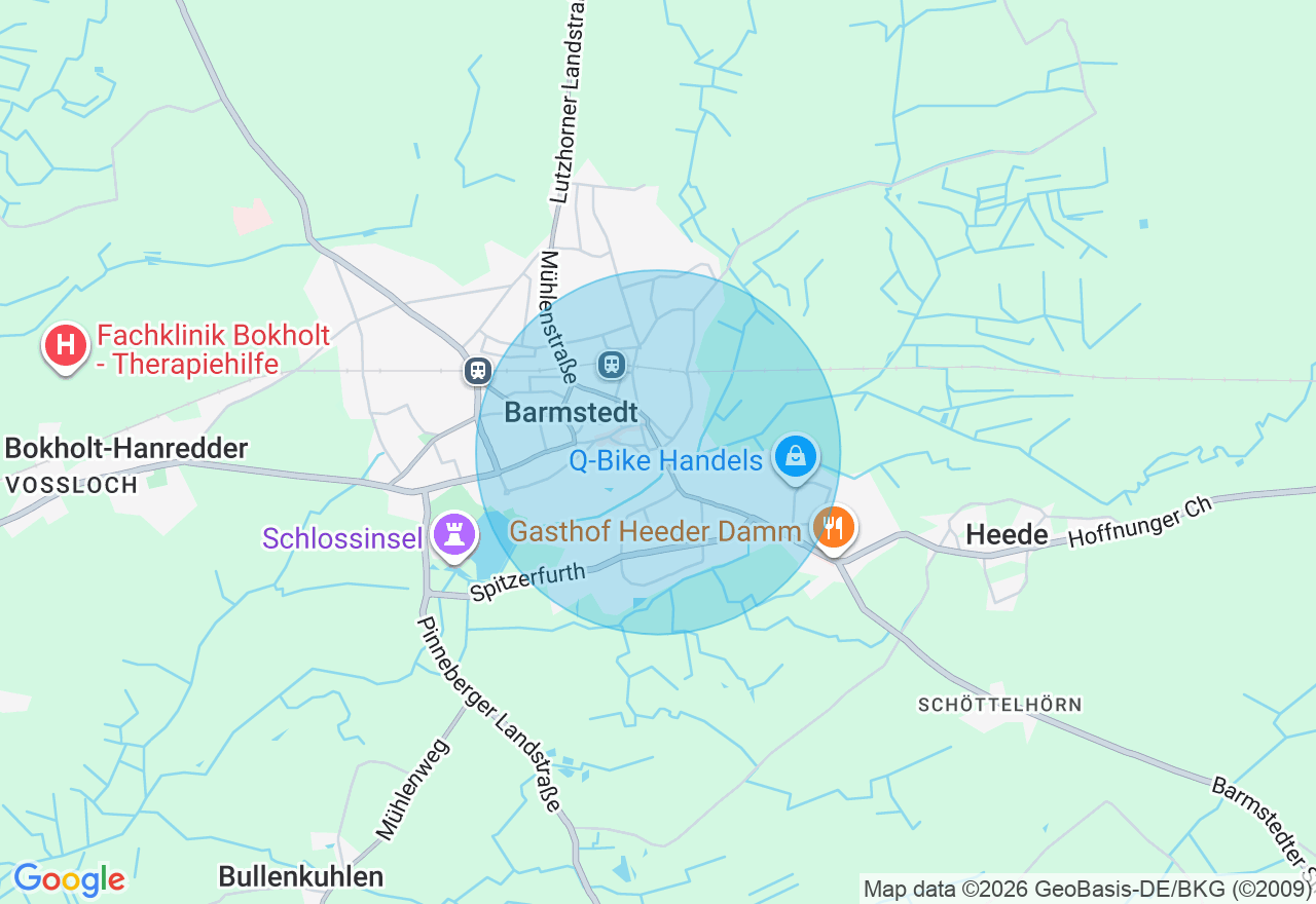 Kartenansicht der Location