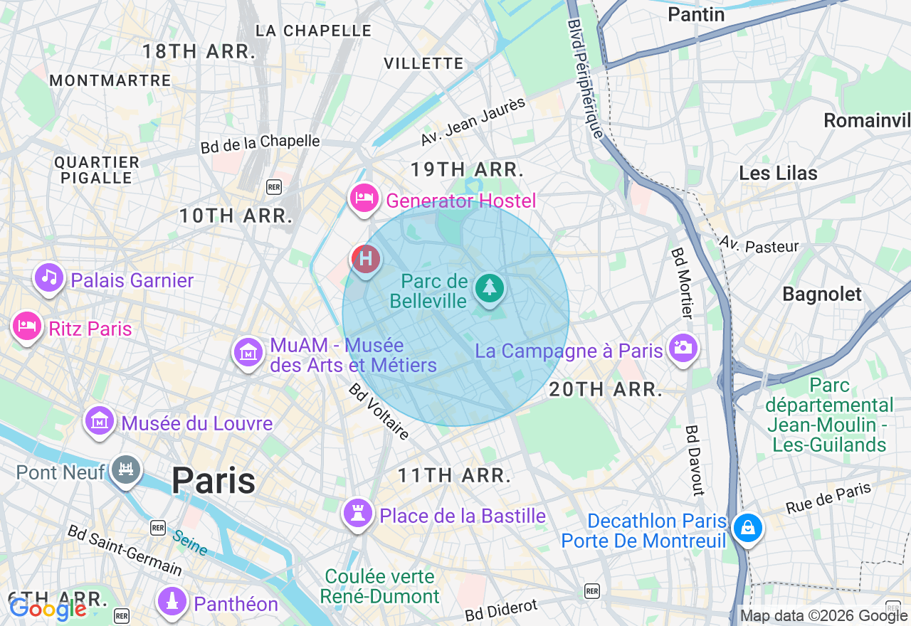 Carte de l'emplacement