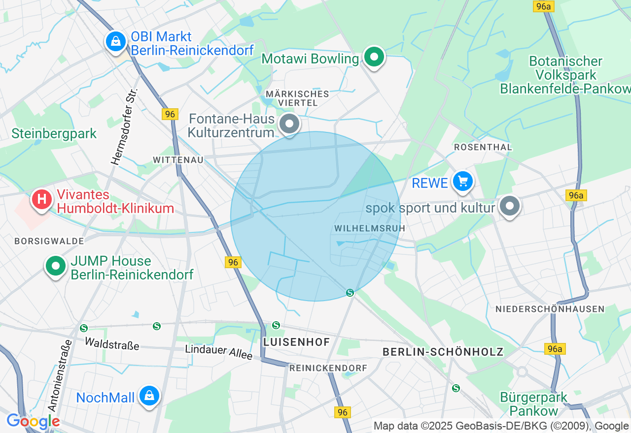 Kartenansicht der Location