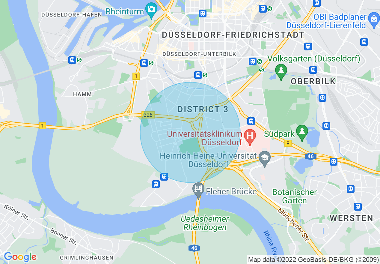 Kartenansicht der Location