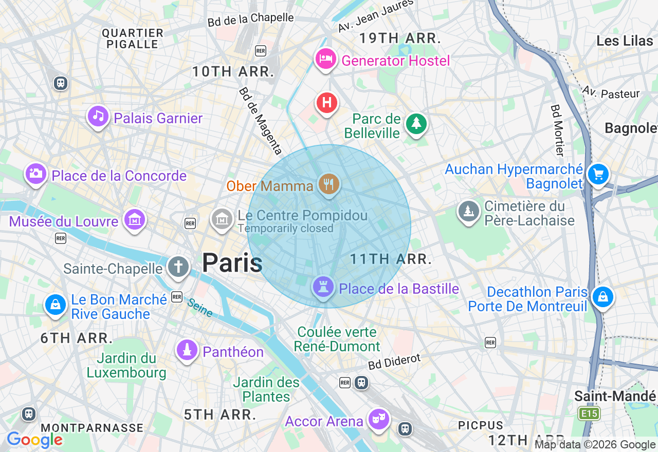 Carte de l'emplacement