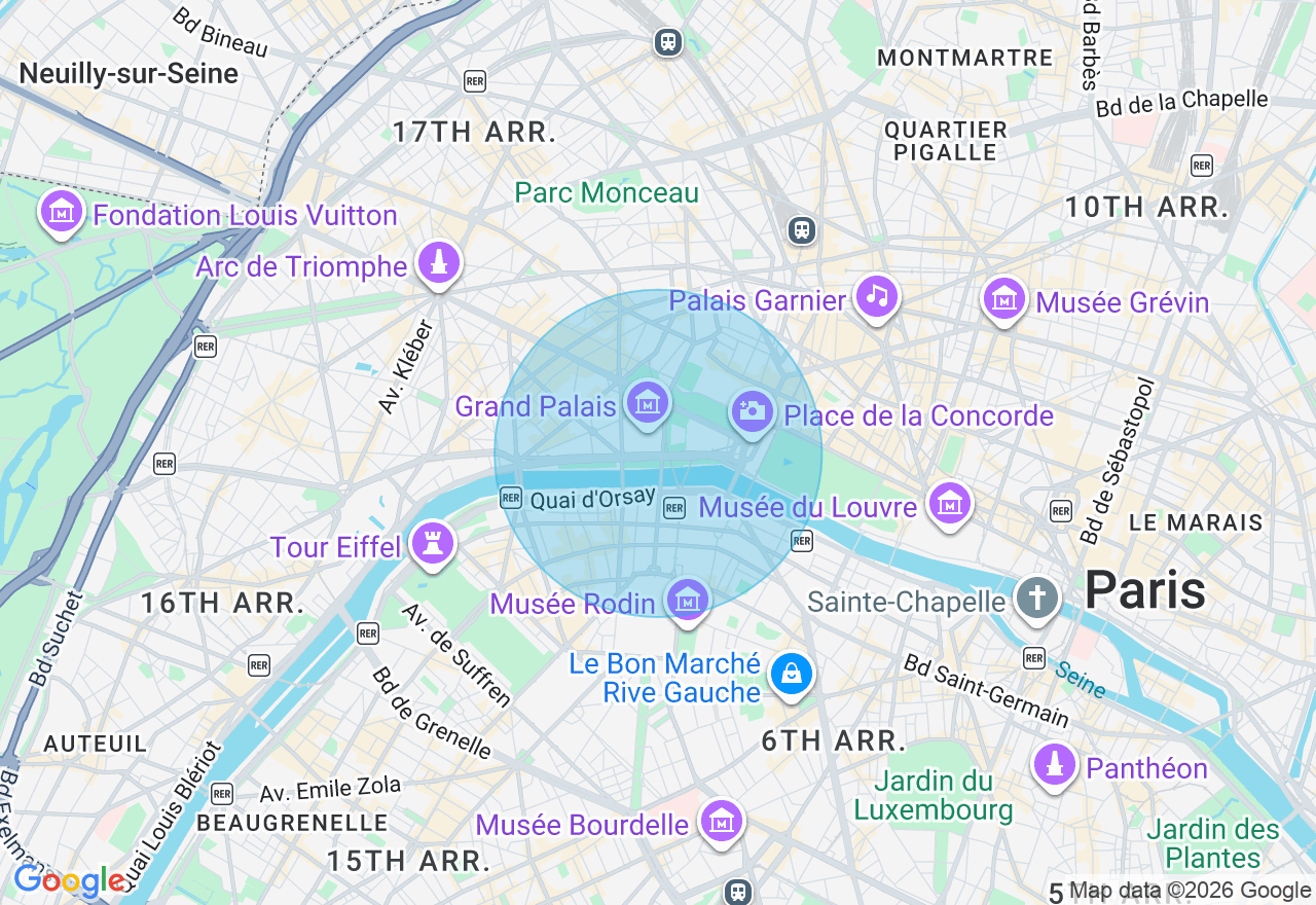 Carte de l'emplacement