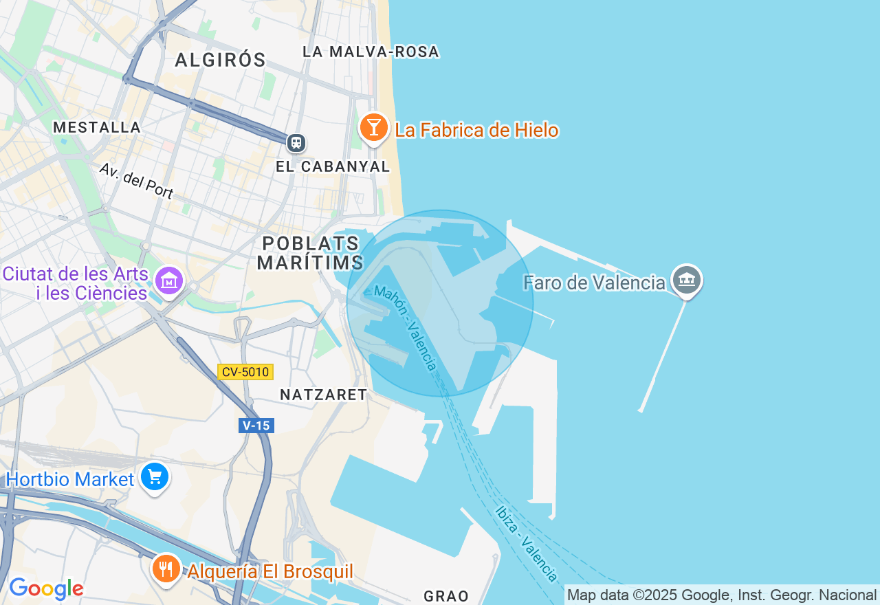 Mapa de la ubicación