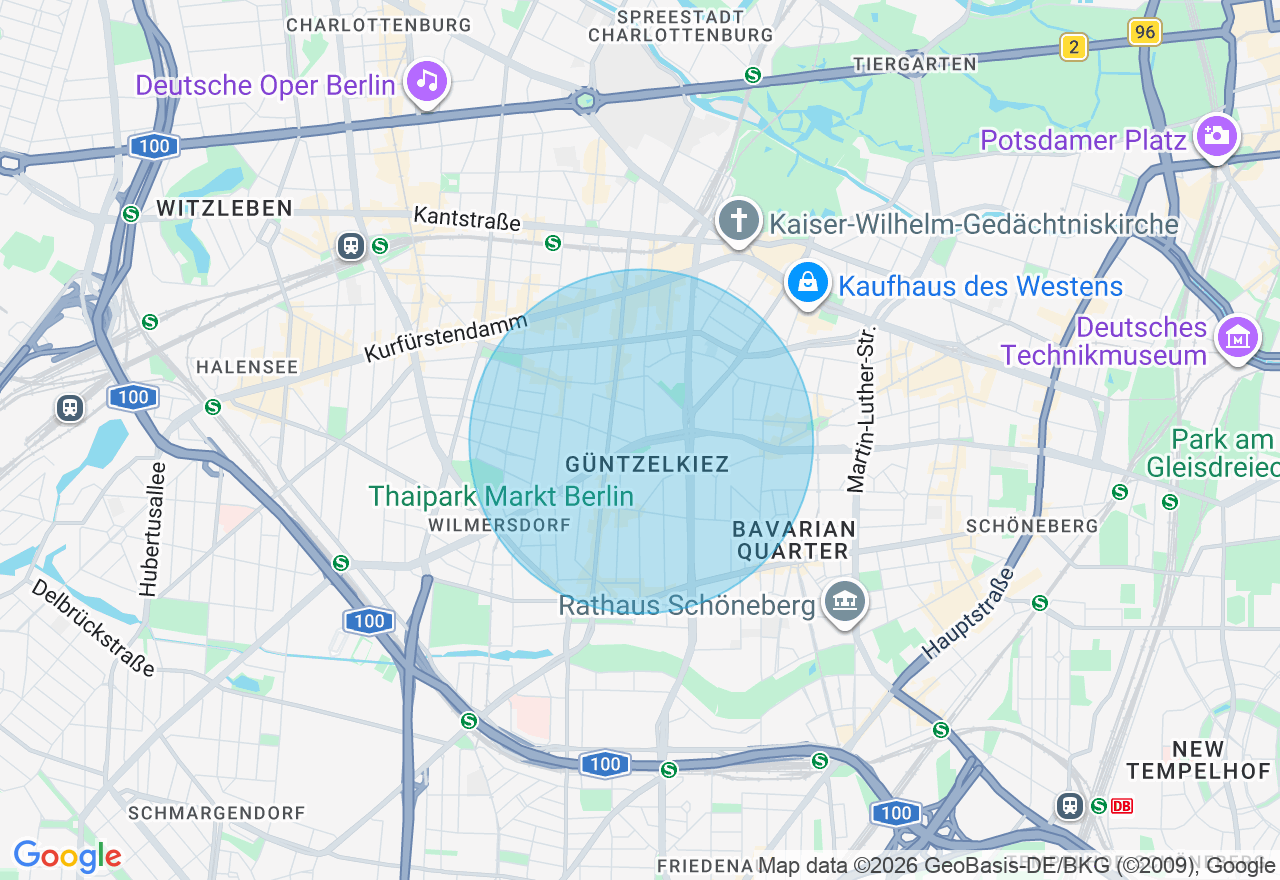 Kartenansicht der Location