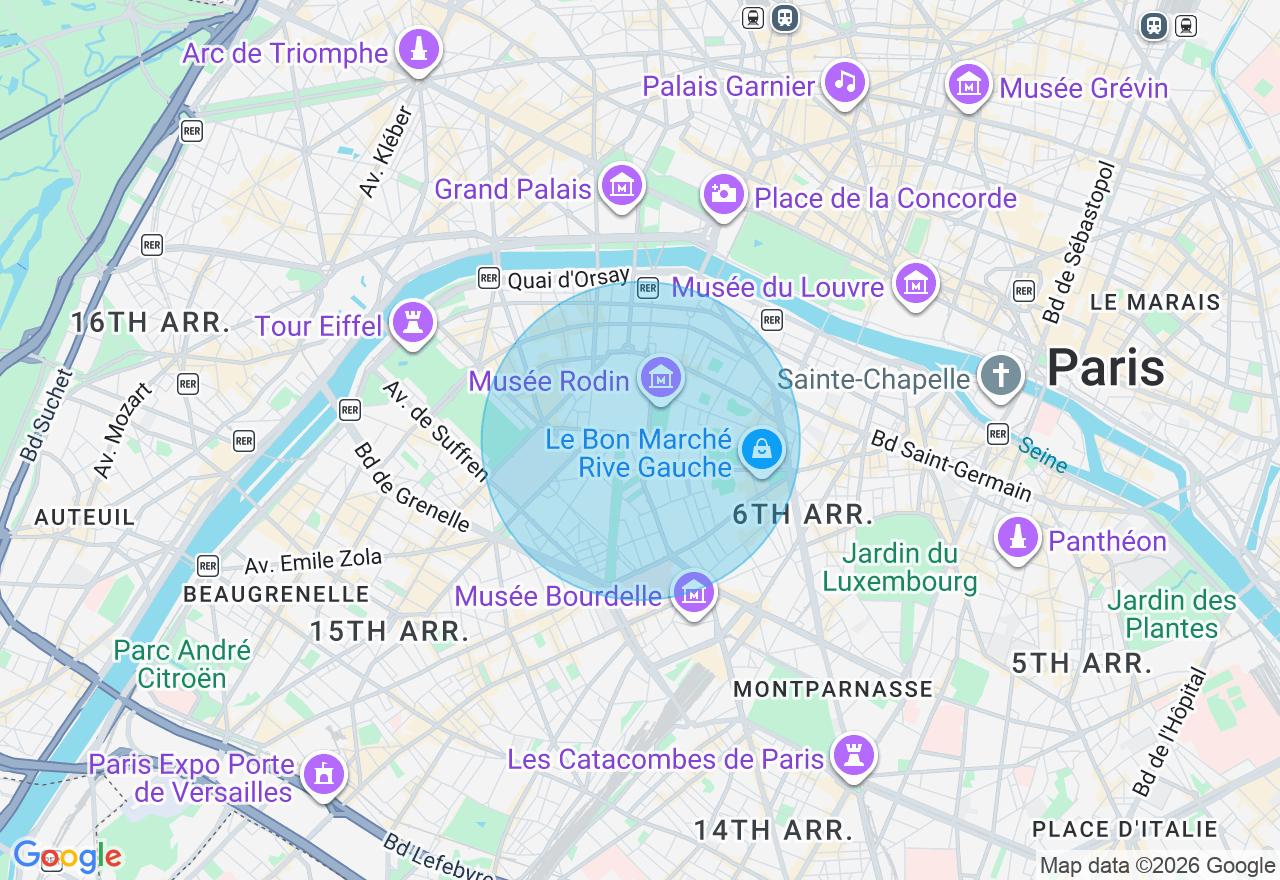 Carte de l'emplacement