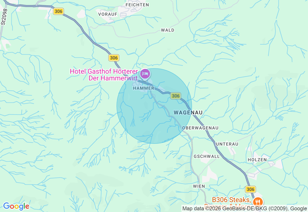 Kartenansicht der Location