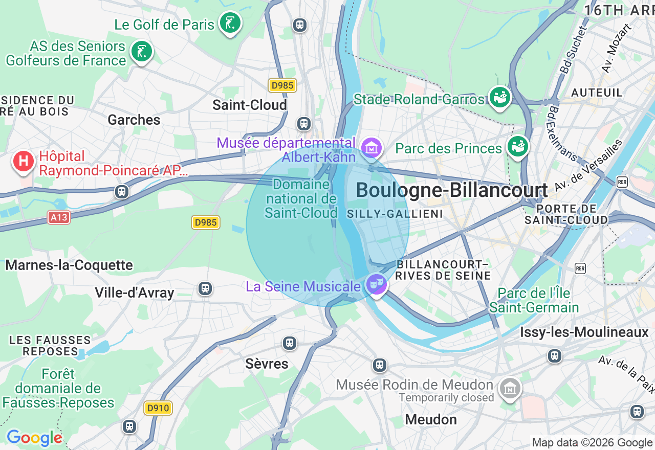 Carte de l'emplacement