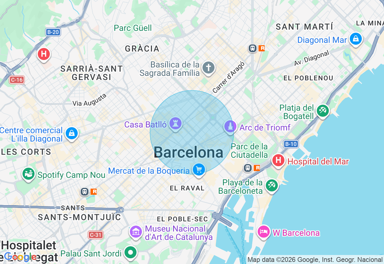 Mapa de la ubicación