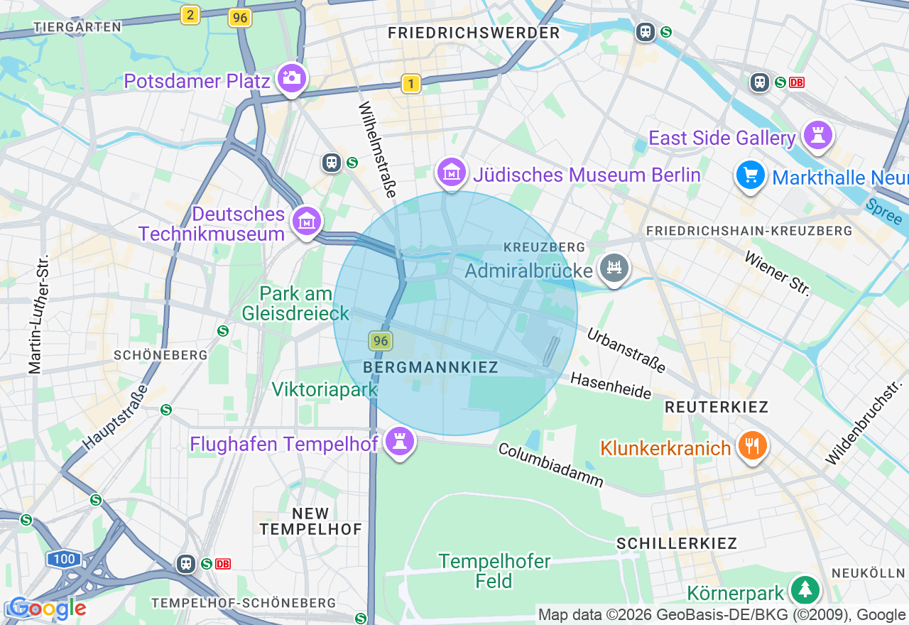 Kartenansicht der Location