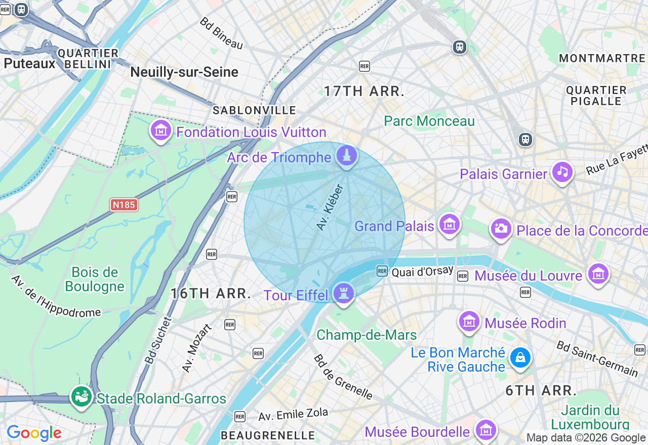 Carte de l'emplacement