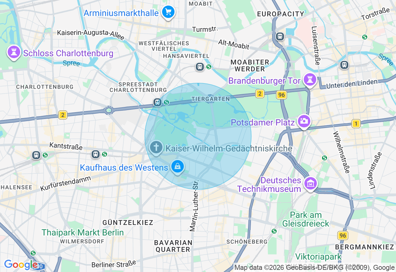 Kartenansicht der Location