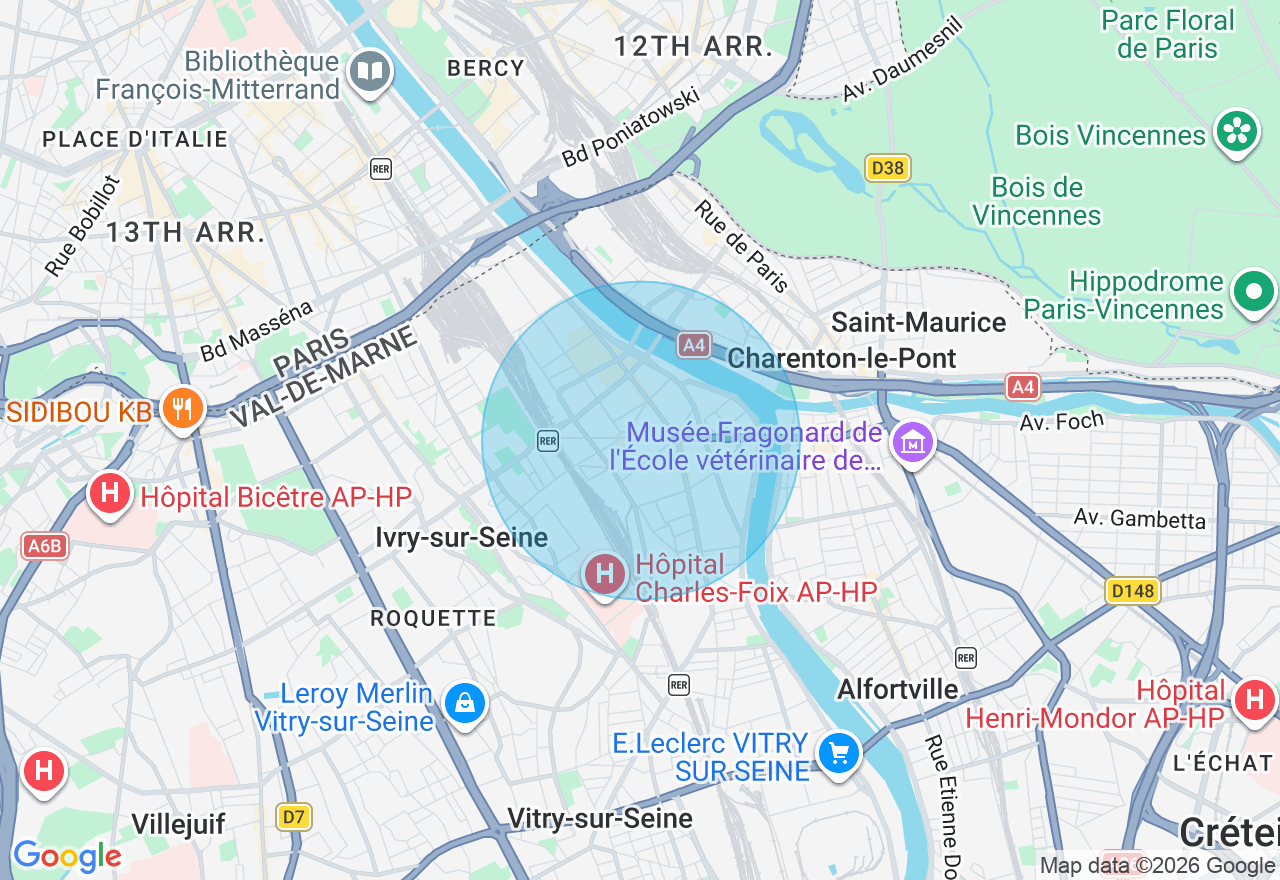 Carte de l'emplacement