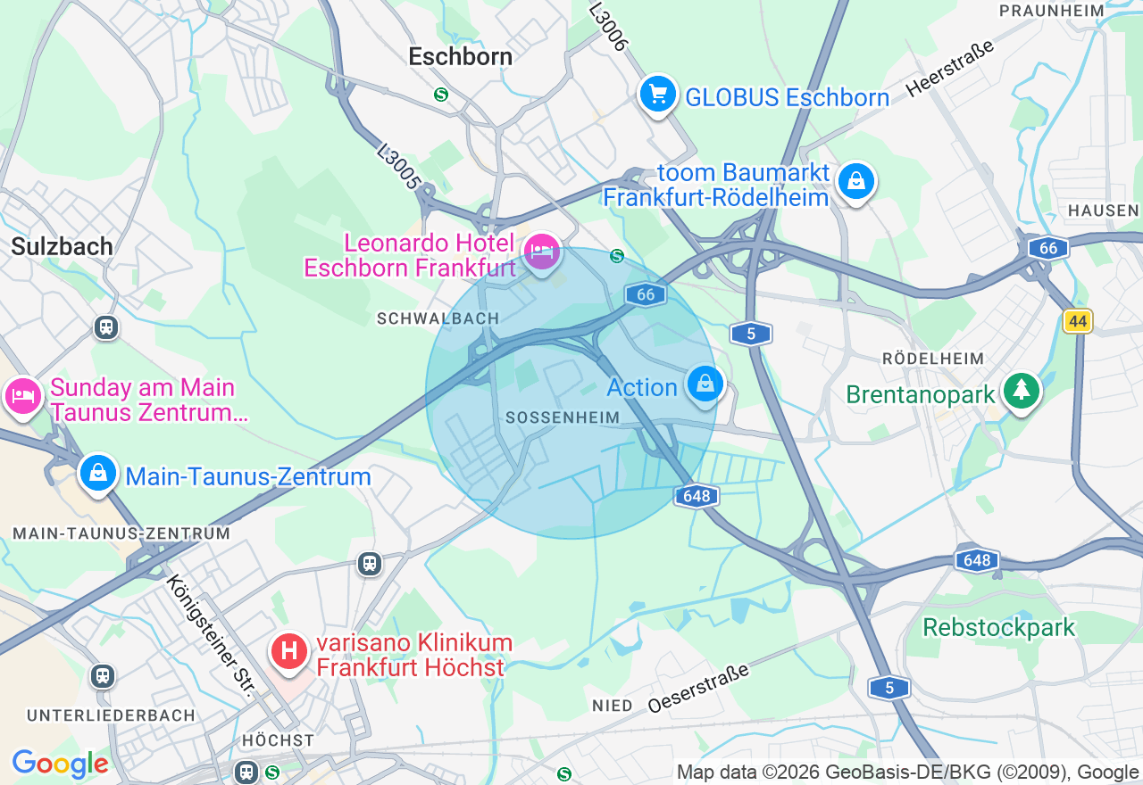 Kartenansicht der Location