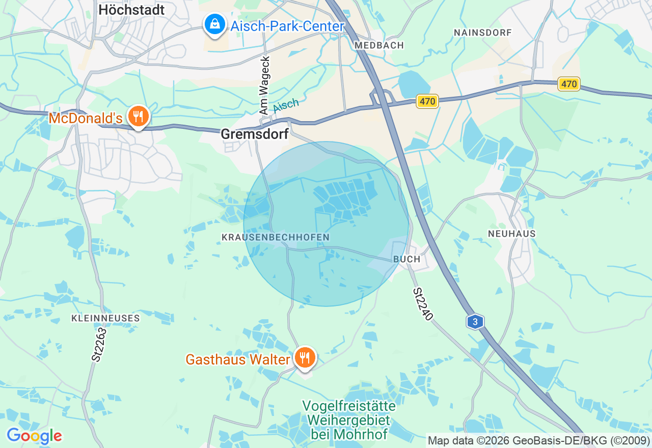 Kartenansicht der Location