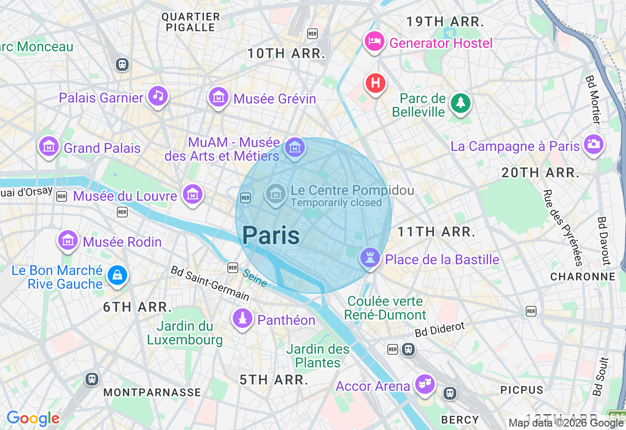 Carte de l'emplacement