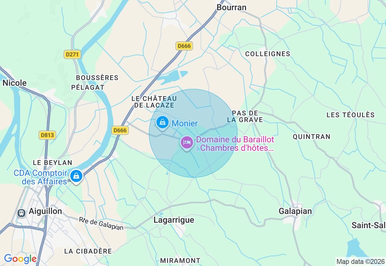 Carte de l'emplacement