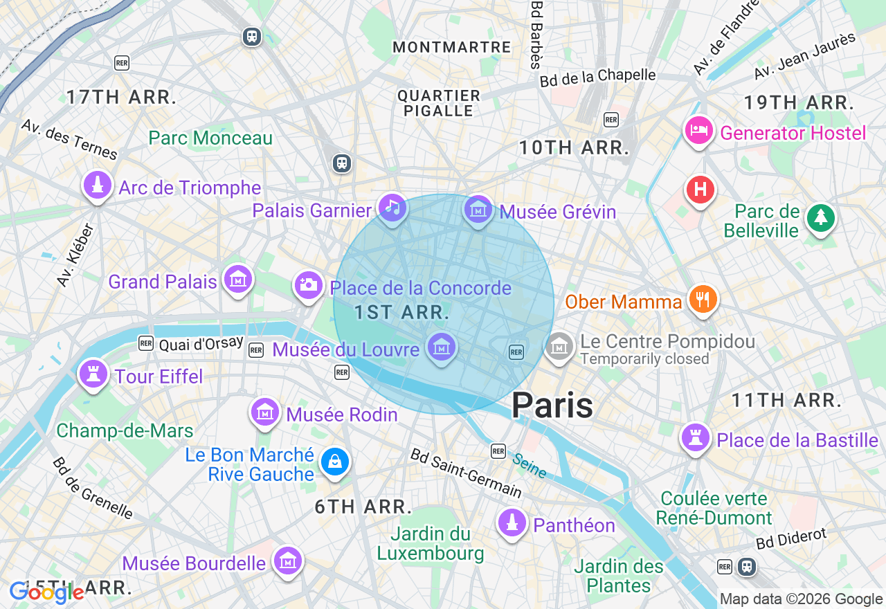 Carte de l'emplacement