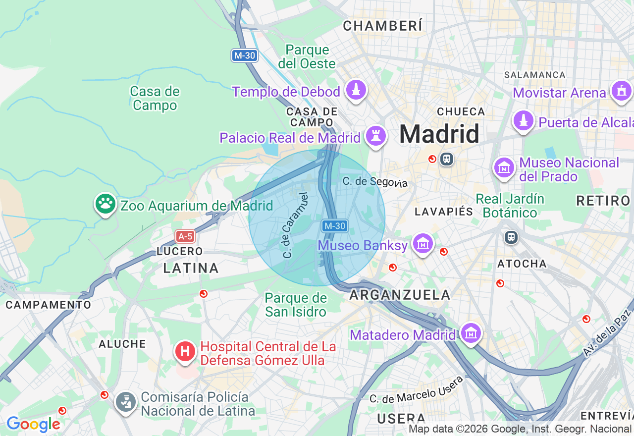 Mapa de la ubicación