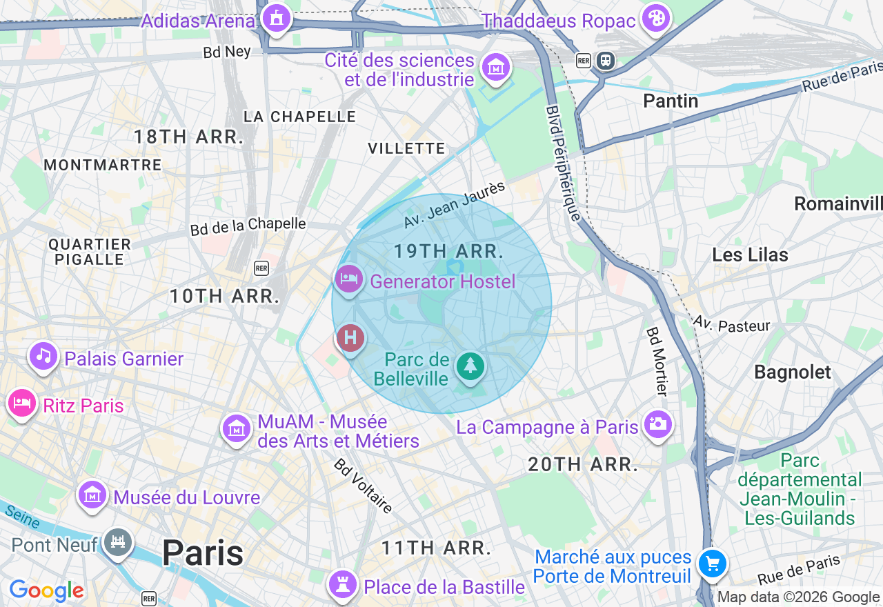 Carte de l'emplacement