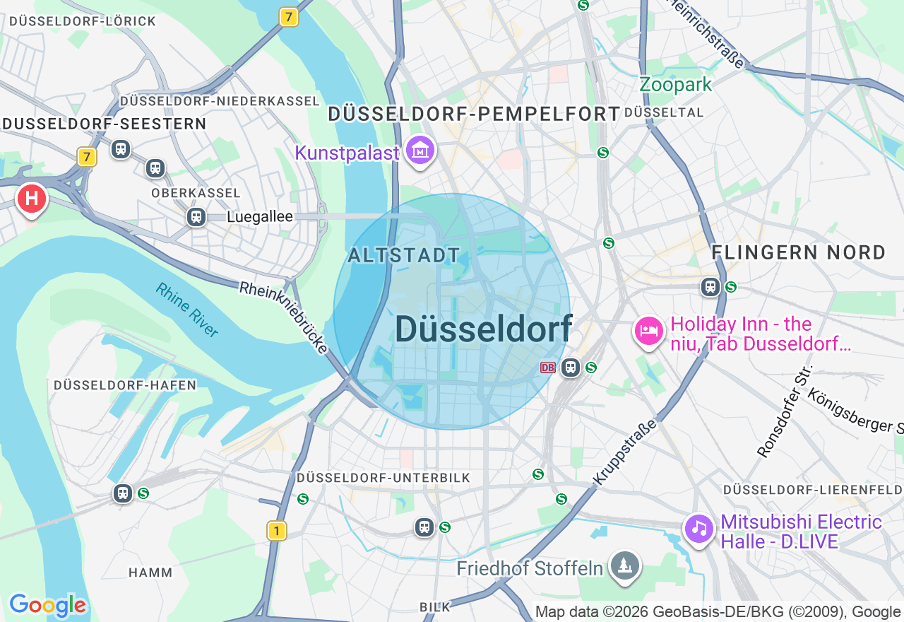 Kartenansicht der Location