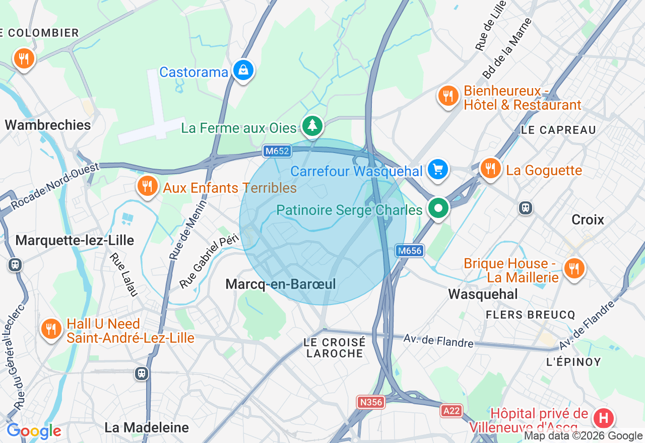 Carte de l'emplacement