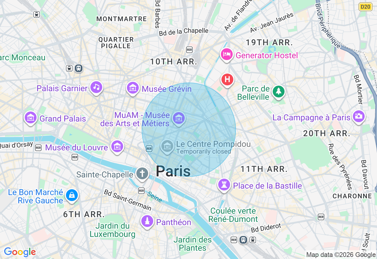 Carte de l'emplacement