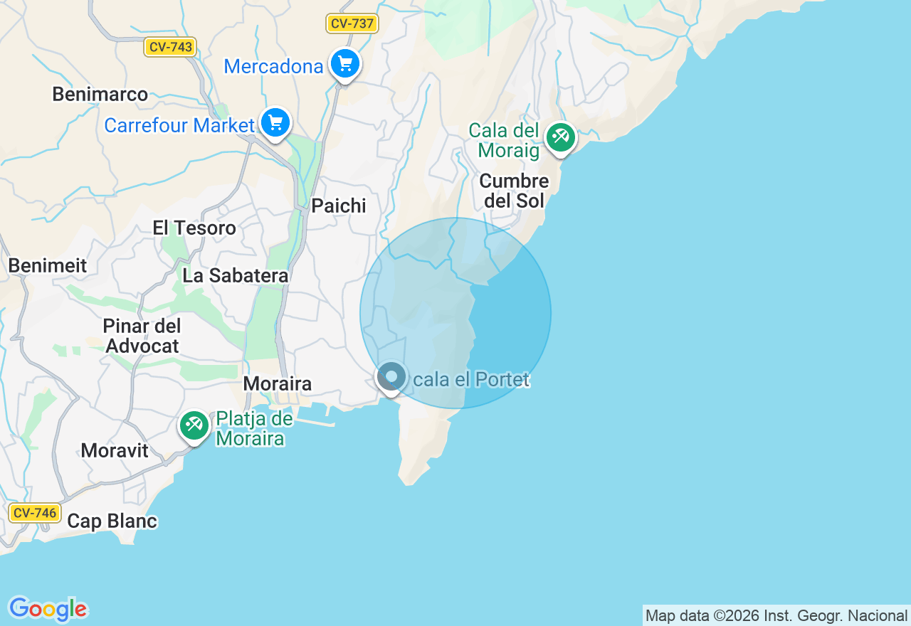 Mapa de la ubicación