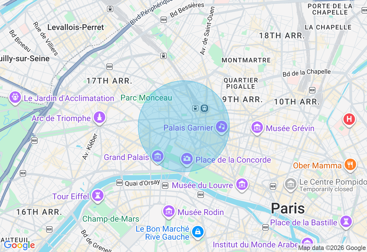 Carte de l'emplacement