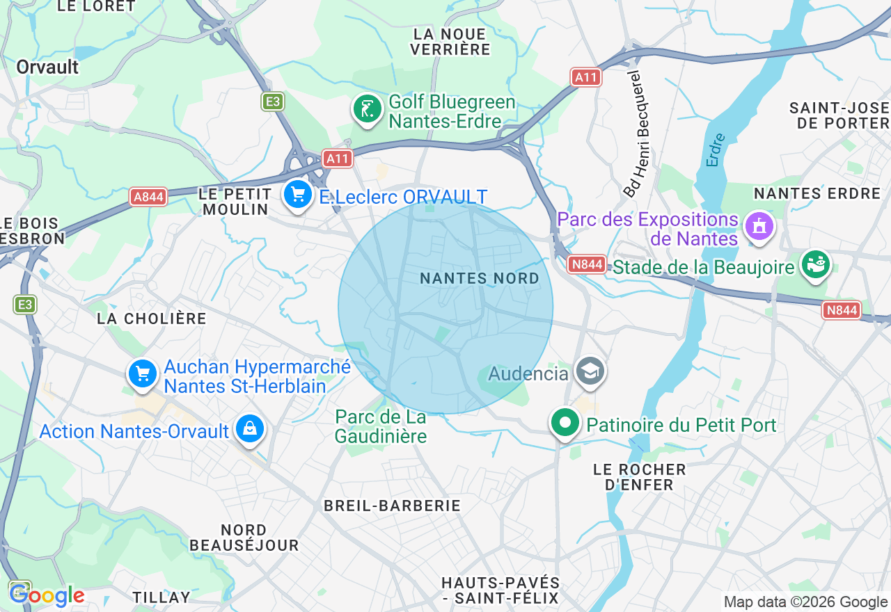 Carte de l'emplacement
