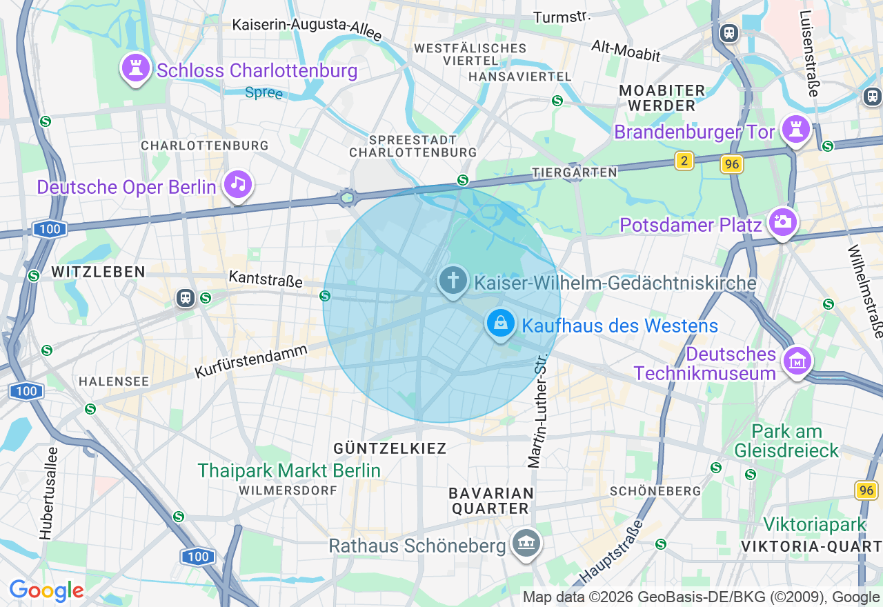Kartenansicht der Location