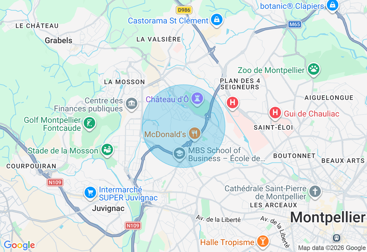 Carte de l'emplacement